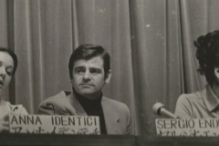 Giappone 1970. In conferenza stampa con Anna Identici