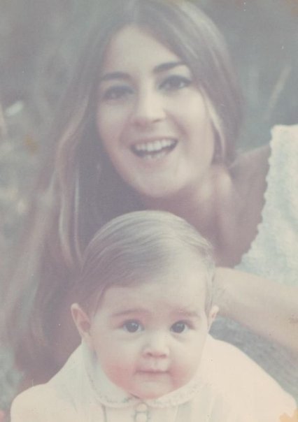 1965. Io e la mia stupenda mamma Lula